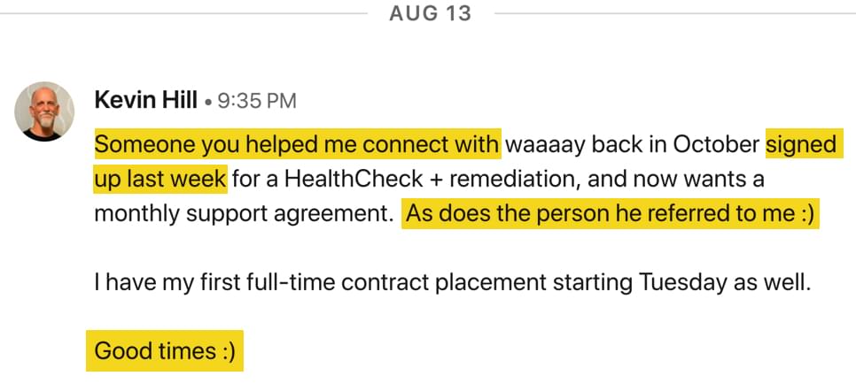 James Watson LinkedIn Recommendations
