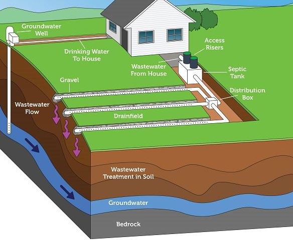 jacksonville conventional septic system diagram