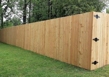 wooden privacy fencing in missoula montana