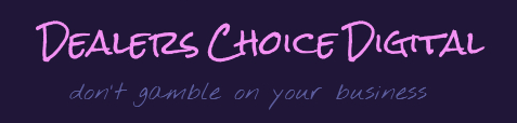 Dealers Choice Digital Banner Logo