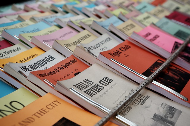 Collection of film scripts including dallas buyers club, fight club, the godfather and more