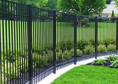 high quality black aluminum fence in Fort Wayne
