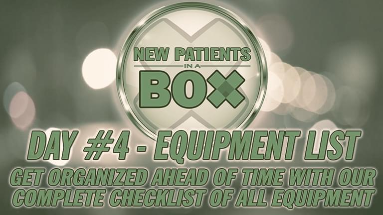 Day 4 of New Patients In A Box