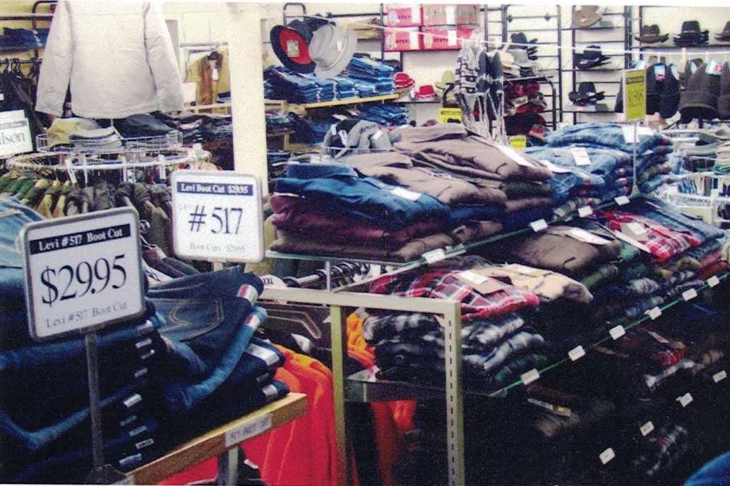 Men's Casual Clothes with Price Tags