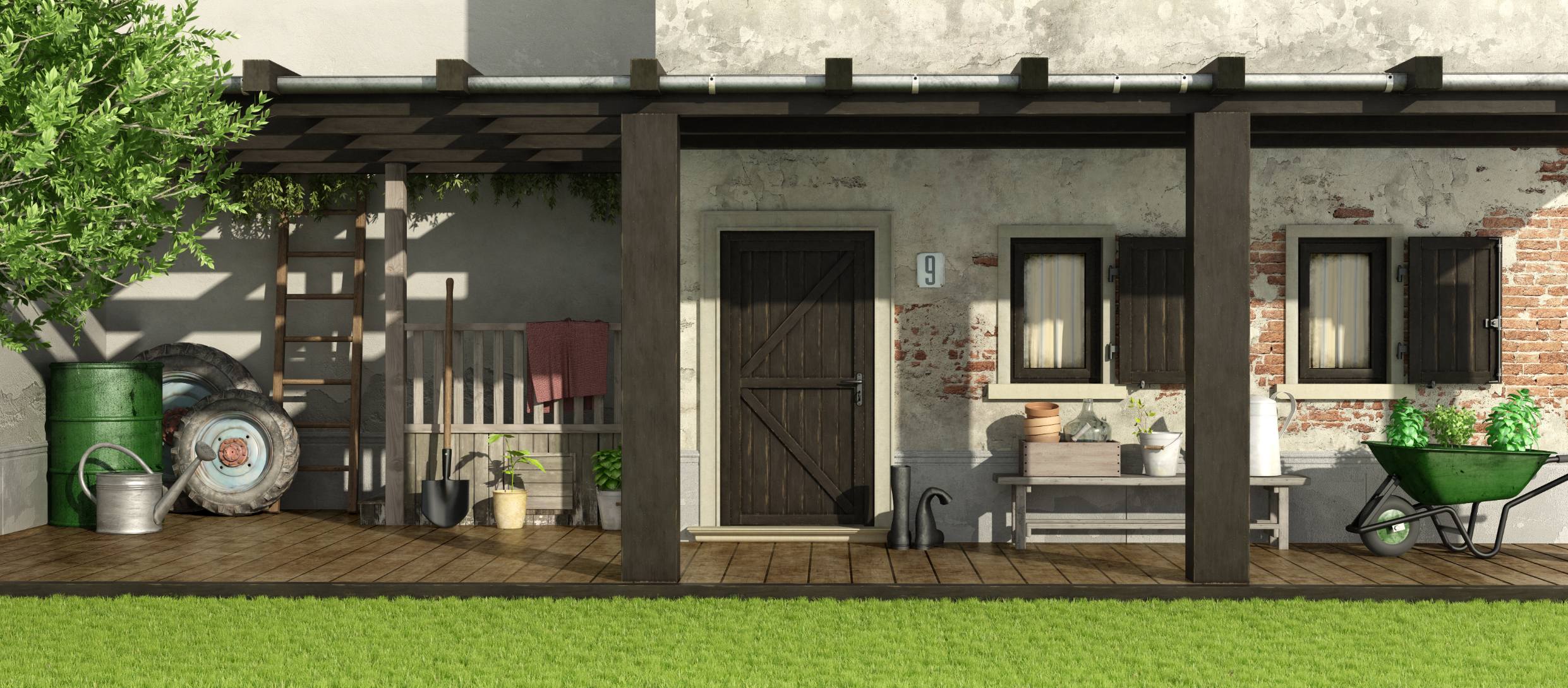 concrete porch finishes