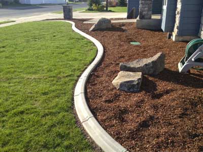 spokane concrete edging mowers edge curbing
