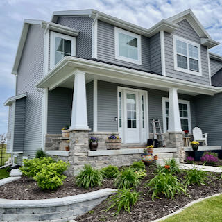 Exterior photo from home inspection near bloomington IL