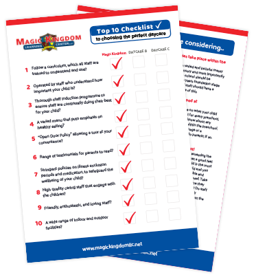 free top 10 checklist from Magic Kingdom