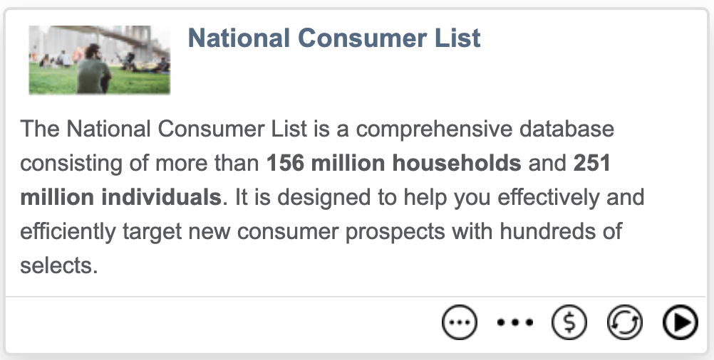 National Consumer List