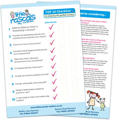 free top 10 checklist from Little Rascals