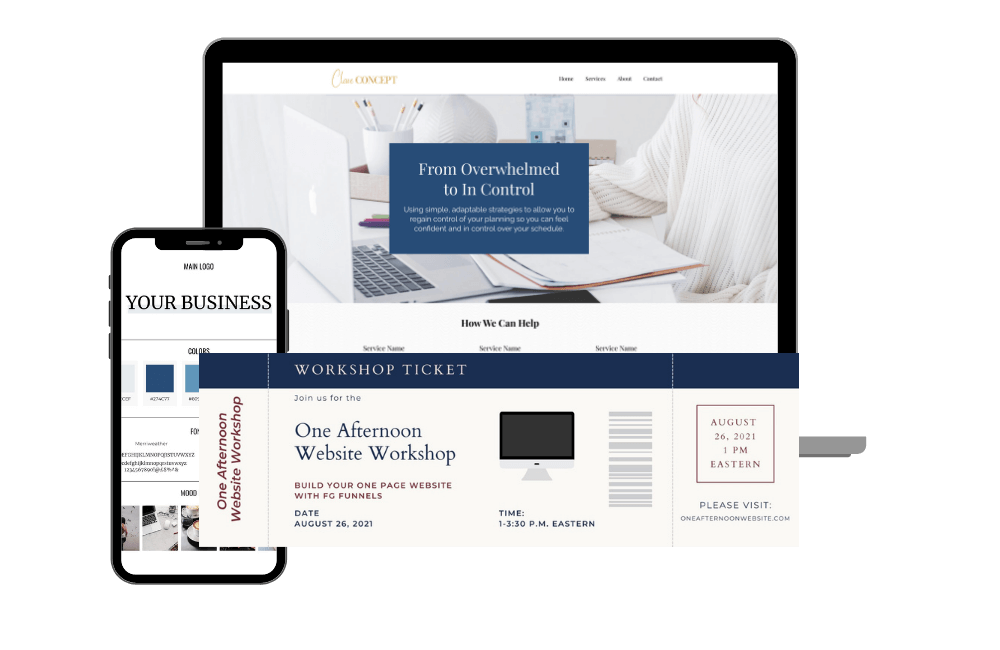 The One Afternoon Website Workshop