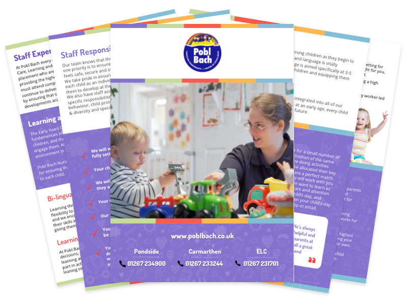 Free Parent Pack from Pobl Bach Nursery